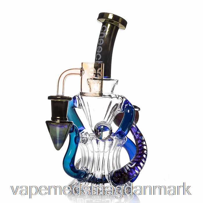 Vape Uden Nikotin Cheech Glas Huncho Dab Rig Blå